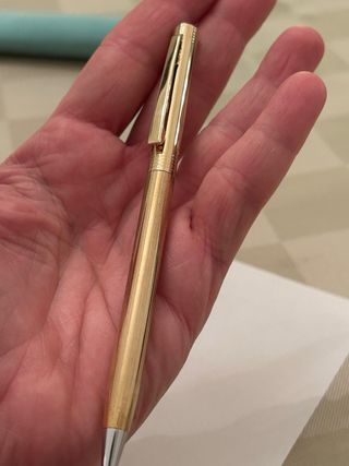 Bolígrafo Anson USA Oro 22k Chapado