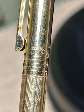 Bolígrafo Anson USA Oro 22k Chapado