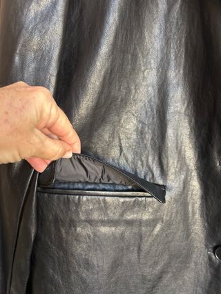 Chaqueta efecto piel Stradivarius Talla L