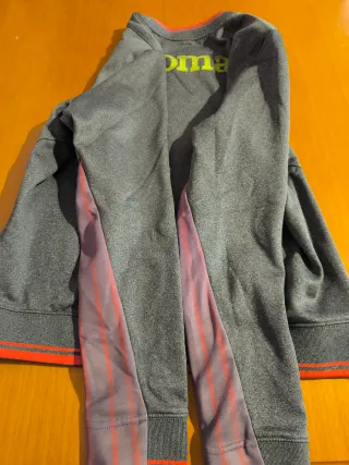 Sudadera Joma España Gris y Rojo