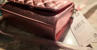 Bolso rosa metalizado - ZARA