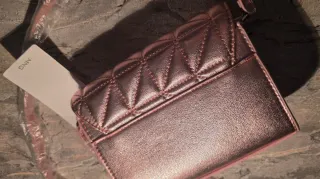 Bolso rosa metalizado - ZARA