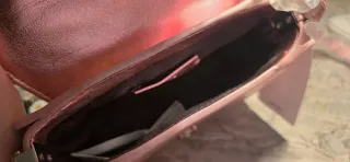 Bolso rosa metalizado - ZARA