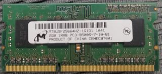 Módulo RAM Micron 2GB DDR3