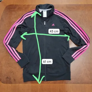 Chaqueta original Adidas Negra y Rosa niña o mujer