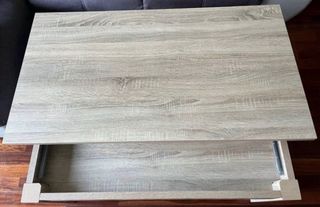 Mesa de centro elevable madera 110x60