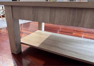 Mesa de centro elevable madera 110x60