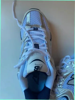 New Balance 530 Blanco Plata Marino