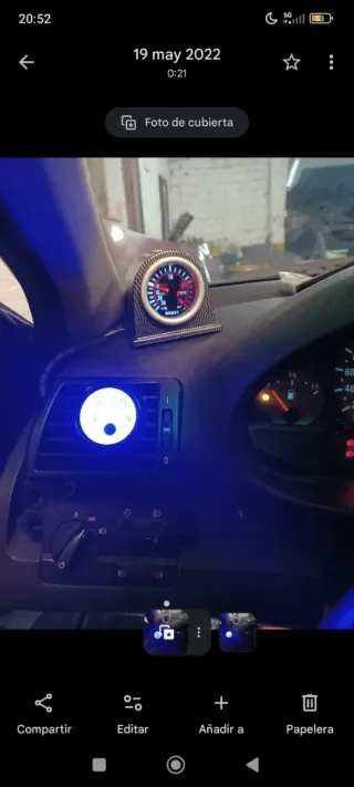 BMW E46 Soporte para manometro 52MM turbo aceite