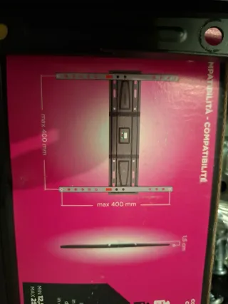 Supporto TV Meliconi piatto a parete