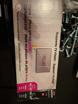 Supporto TV Meliconi piatto a parete