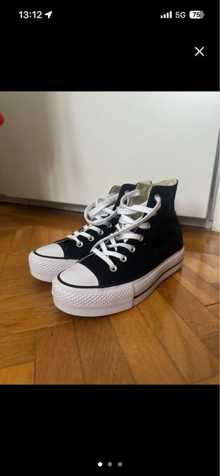 Converse All Star Plataforma Negras