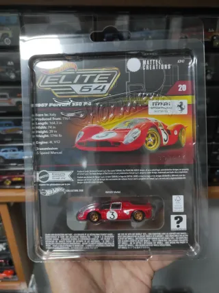 Hot Wheels Elite 64 Ferrari 330 P4 + Circuit Legen