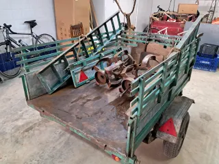 Motocultor Macaper 12 CV + Remolque