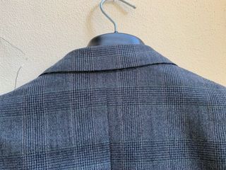 Versace Giacca uomo a quadri grigia vintage size50