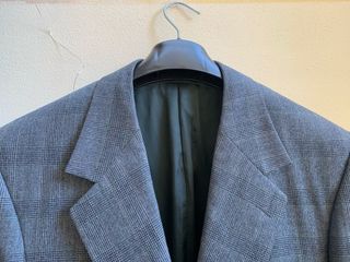 Versace Giacca uomo a quadri grigia vintage size50