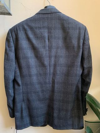 Versace Giacca uomo a quadri grigia vintage size50