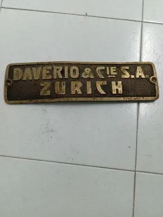 Chapa bronce maquina