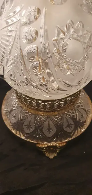Lámpara antigua cristal