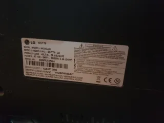 TV LG 42 Negra con disco duro