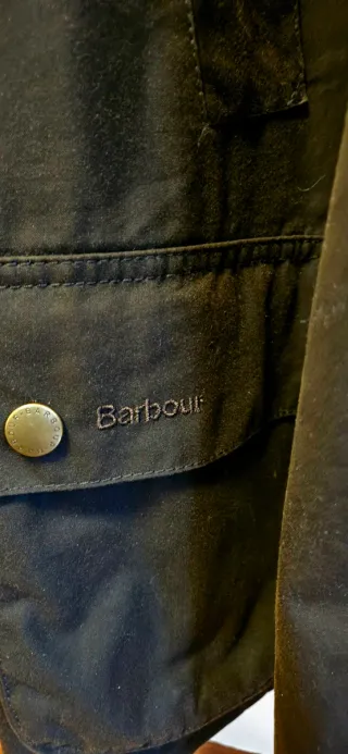 Barbour Wax Ashby Verde Oliva Talla M sin uso.