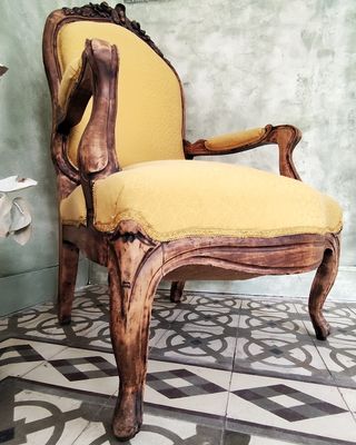 Butaca Isabelina Original Siglo XIX