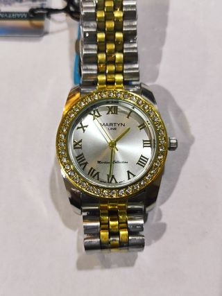 Orologio Martyn Line donna oro e argento
