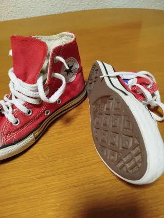 Zapatillas Converse Niños Talla 29 Rojas