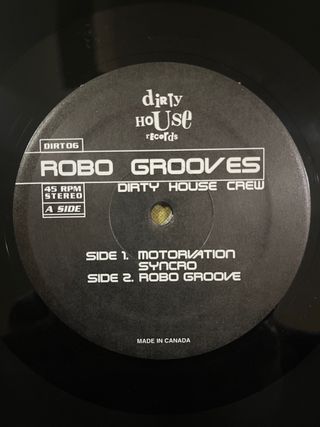 Dirty House Crew "Robo Grooves" disco vinile '90s