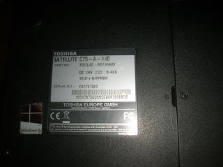 Toshiba W11 Pantalla 17,3 Intel i5 con Ram y SSD