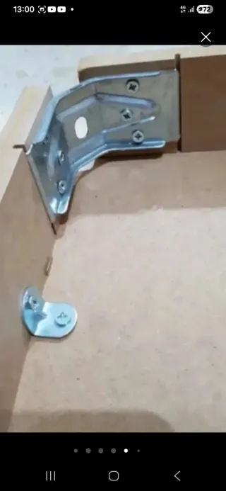 Mesa Camilla Rectangular Gris y Blanca