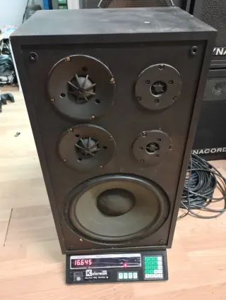 Altavoz Miniwatt Negro/Marrón