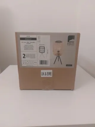 Lampada da tavolo EGLO in bambù