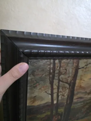 Dipinto olio su tela fine '800