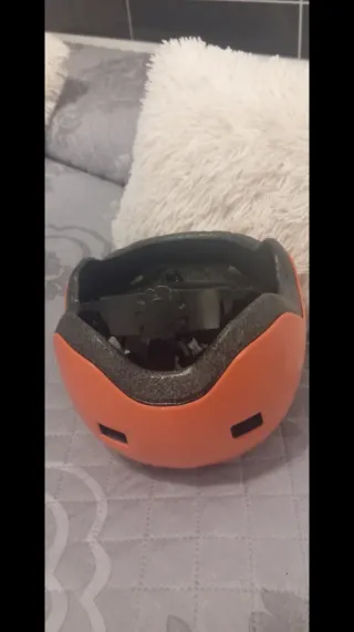 Casco naranja talla 52/54