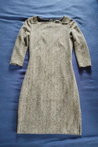 Vestido cinza mulher