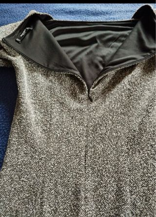 Vestido cinza mulher