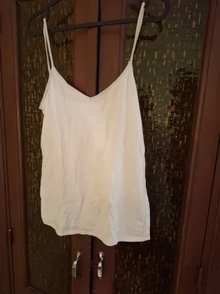 Camiseta de tirantes blanca