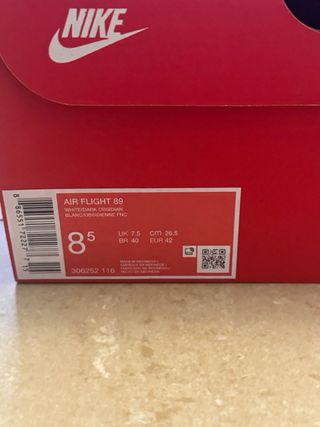 Zapatillas Nike Air Flight 89 Azul/Blanco