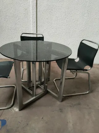 Mesa Sillas Mid Century