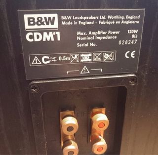 Altavoces Bowers & Wilkins CDM1 Negros