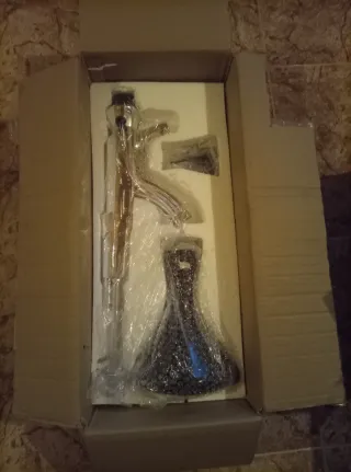 Pieza decorativa temática plateada Diseño exclusiv