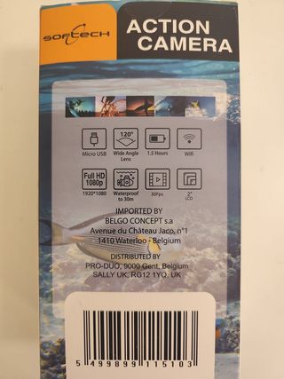 Cámara de acción SOFTECH Wi-Fi 1080P