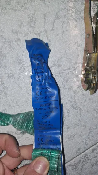 Fascia a cricchetto 5,5 metri