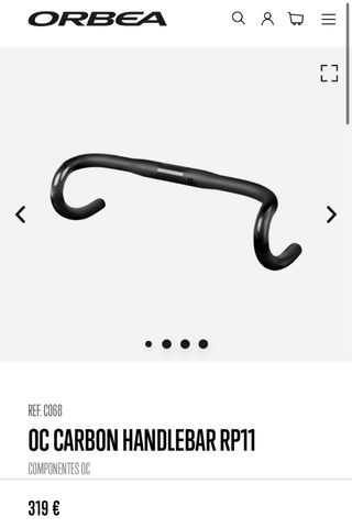 Manillar Orbea OC Carbon RP11