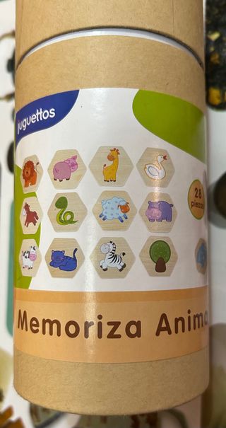 Memoriza Animalitos Nenittos Madera