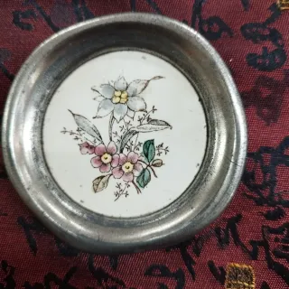 6 Posavasos Porcelana Flores Max Dannhorn