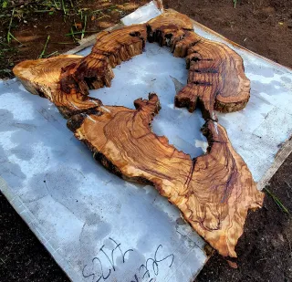 Asse rondella "C" Legno Ulivo Salentino