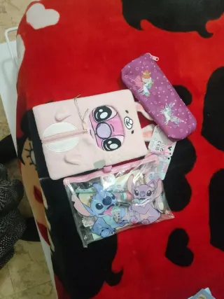 Lote Stitch: Diario + Neceser + Estuche Princesas