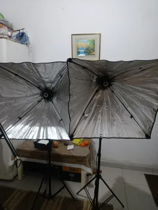 3 focos fotografía Neewer